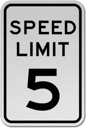Speed Limit 5 (18 x 24) - Bundle
